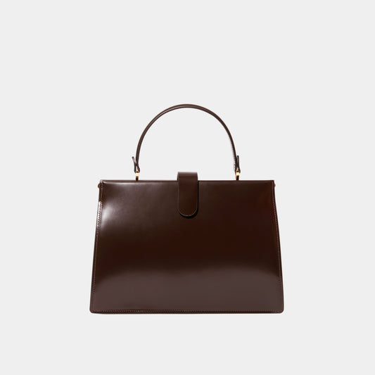 Le sac Elegant Brown Patent Leather